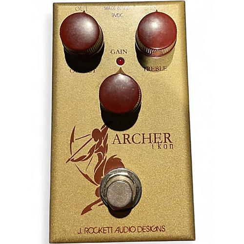 Used J.Rockett Audio Designs ARCHER IKON BOOST/OVERDRIVE Effect Pedal