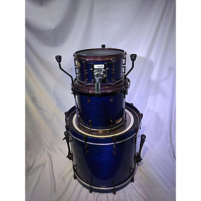 Used JB DRUM 3 piece 3 PIECE CUSTOM Blue Drum Kit