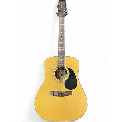 Used JB Player 90s JB302-12 Natural 12 String Acoustic Guitar