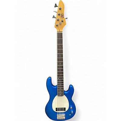 JB Player Used JB Player jb115 Blue Electric Bass Guitar