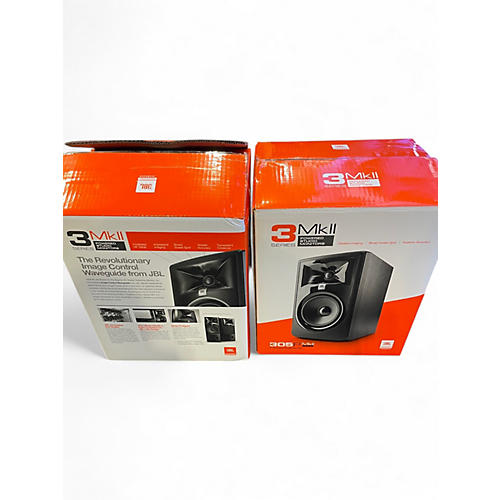 Used JBL 305P MII PAIR Powered Monitor