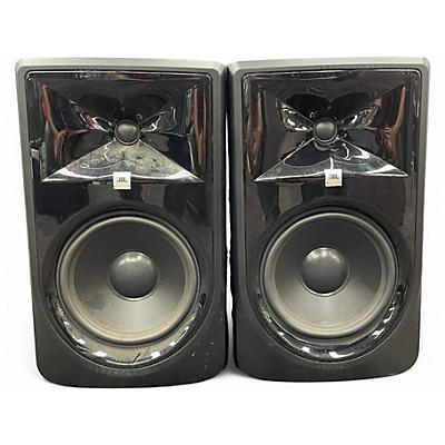 Used JBL 308P MkII 8" Powered Studio Monitor Pair Powered Monitor