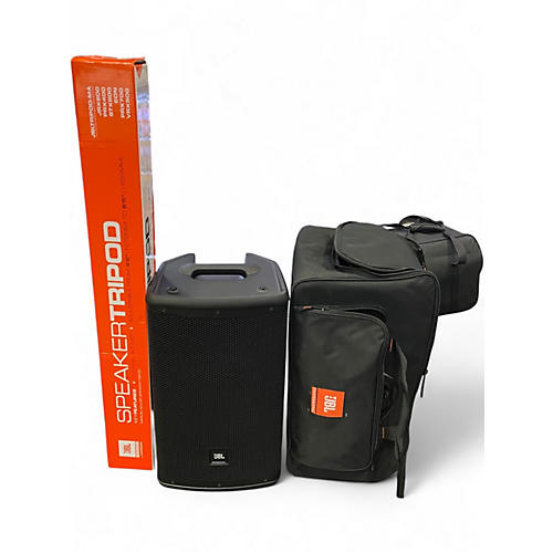 Used JBL EON 710 With JBL Carry Bag and Tripod Speaker Stand Sound Package