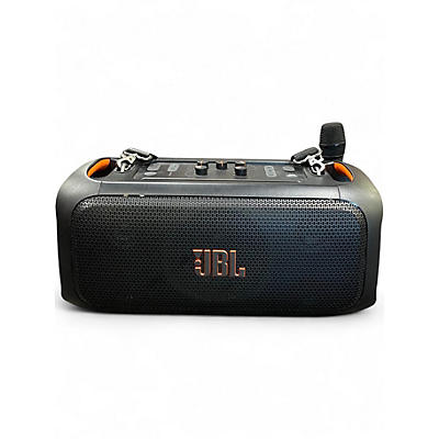 Used JBL PARTYBOX ON THE GO Powered Speaker