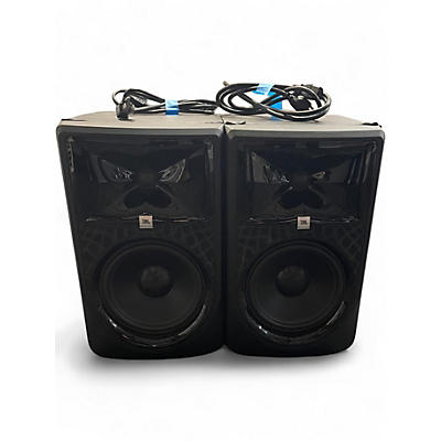 Used JBL V308P MkII 8" Powered Studio Monitor Pair Powered Monitor