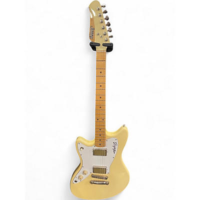 Used JENNINGS voyager Olympic White Solid Body Electric Guitar