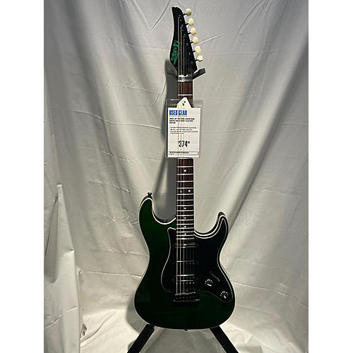 Jet Guitars Used JET GUITARS JS450TGRR Green Solid Body Electric Guitar Green