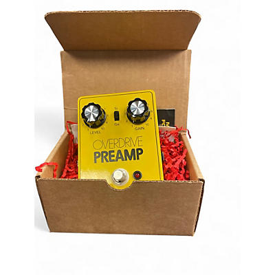 Used JHS Pedals Overdrive Preamp Yellow Effect Pedal