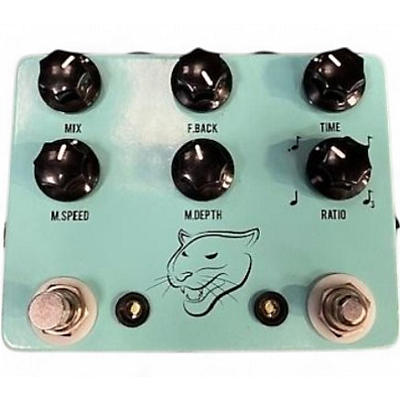 Used JHS Pedals Panther Cub Analog Delay with Tap Tempo V1 Effect Pedal