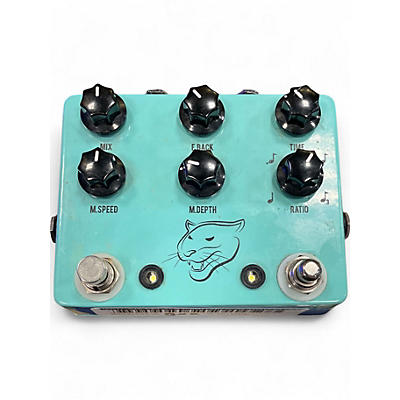 Used JHS Pedals Panther Cub Analog Delay with Tap Tempo V1 Effect Pedal