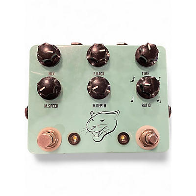 Used JHS Pedals Panther Cub Analog Delay with Tap Tempo V1 Effect Pedal