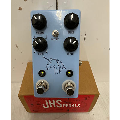 JHS Pedals Used JHS Pedals Unicorn Uni-Vibe Photocell Modulator With Tap Tempo Effect Pedal