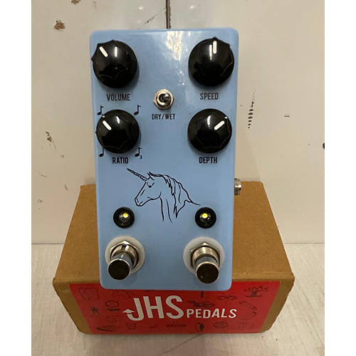 JHS Pedals Used JHS Pedals Unicorn Uni-Vibe Photocell Modulator With Tap Tempo Effect Pedal