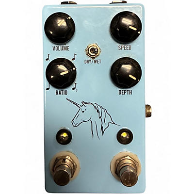 Used JHS Pedals Unicorn Uni-Vibe Photocell Modulator with Tap Tempo Effect Pedal