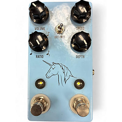 Used JHS Pedals Unicorn Uni-Vibe Photocell Modulator with Tap Tempo Effect Pedal