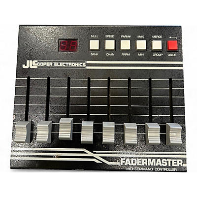 Used JLCooper FADEMASTER MIDI Utility