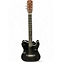 Used JN Guitars 4/4 cutaway electric folk guitar Black Acoustic Electric Guitar Black