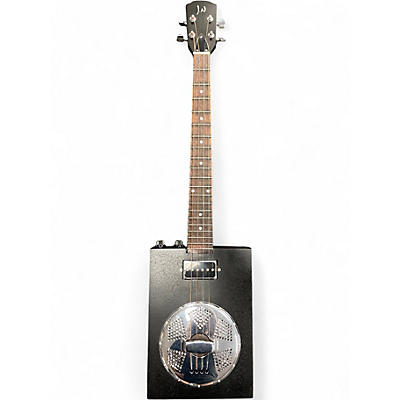 Used JN Guitars Cigar Box Guitar Black Cigar Box Instruments