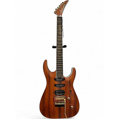 Used Jacksin  SLA 3W NATURAL WALNUT  Solid Body Electric Guitar