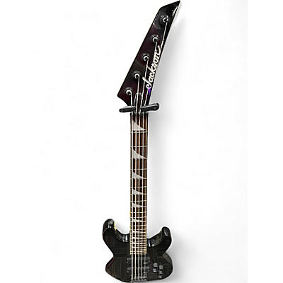 Used Jackson 5 STRING BASS Black Electric Bass Guitar