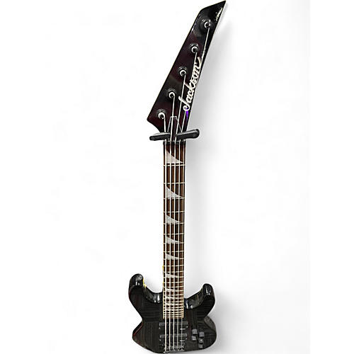 Used Jackson 5 STRING BASS Black Electric Bass Guitar Black