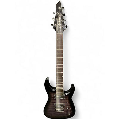 Used Jackson 7 String Dinky Transparent  Trans Black Solid Body Electric Guitar