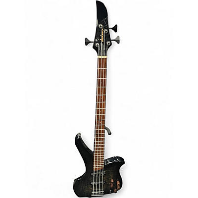 Used Jackson AG4 ANTI GRAVITY Trans Black Electric Bass Guitar