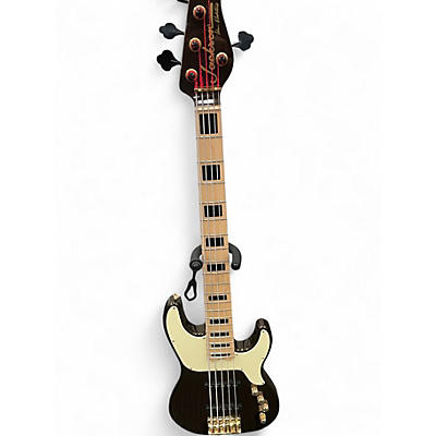 Used Jackson Adam Blackstone 5 String Mystic Aztec Gold Electric Bass Guitar