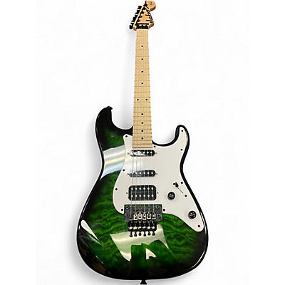 Used Jackson Adrian Smith Signature Trans Green Solid Body Electric Guitar