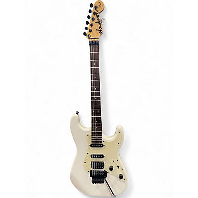 Used Jackson Adrian Smith Signature White Solid Body Electric Guitar