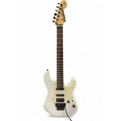 Used Jackson Adrian Smith Signature white Solid Body Electric Guitar white