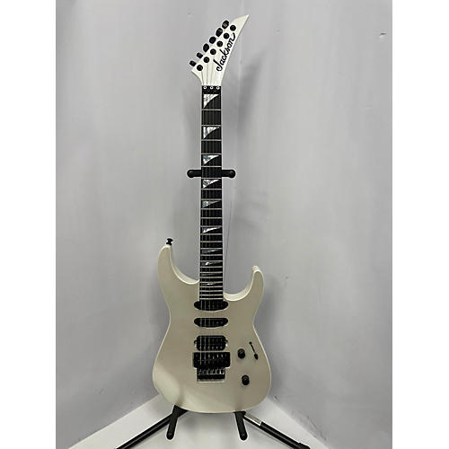 Jackson Used Jackson American Series Soloist SL3 Platinum Pearl Solid Body Electric Guitar Platinum Pearl