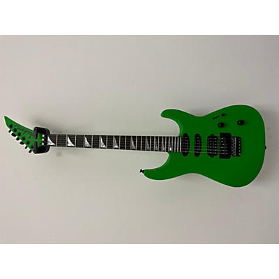 Jackson Used Jackson American Series Soloist SL3 SLIME GREEN Solid Body Electric Guitar