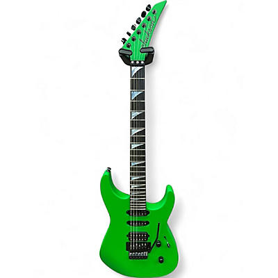 Used Jackson American Series Soloist SL3 Satin Slime Green Solid Body Electric Guitar