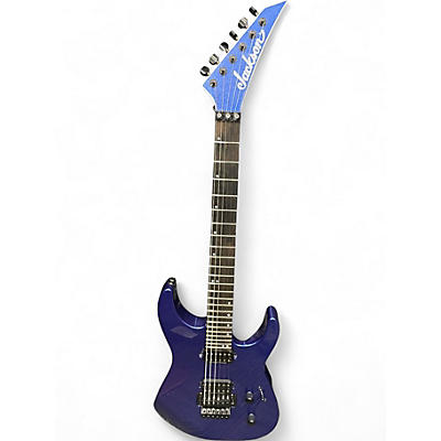 Used Jackson American Virtuoso blue Solid Body Electric Guitar