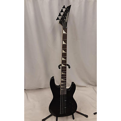 Jackson Used Jackson BLK FLAME Black Electric Bass Guitar