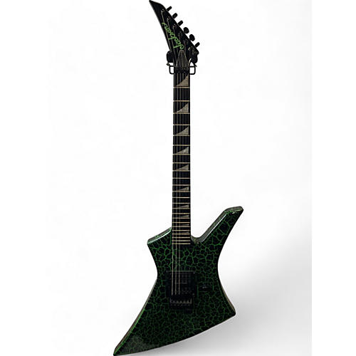 Jackson Used Jackson Brandon Ellis Kelly green crackle Solid Body Electric Guitar green crackle