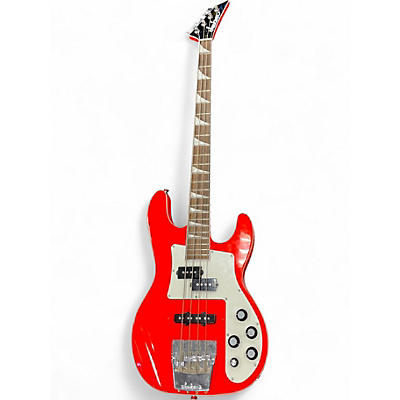 Used Jackson CBXDX IV Red Electric Bass Guitar