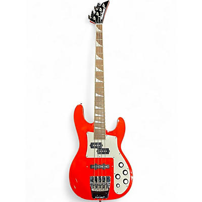 Used Jackson CBXDXIV Capri Orange Electric Bass Guitar