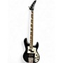 Used Jackson CBXNT Black & White Electric Bass Guitar Black & White
