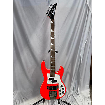 Jackson Used Jackson CBXNT DX IV Rocket Red Electric Bass Guitar