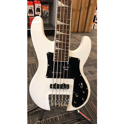 Jackson Used Jackson CBXNT DX V Concert Snow White Electric Bass Guitar