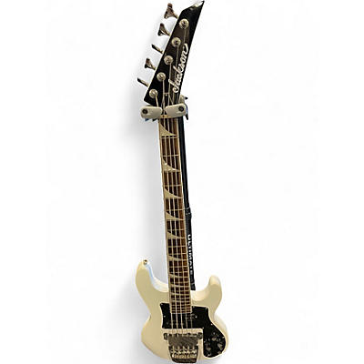 Used Jackson CBXNT DX V SNOW WHITE Electric Bass Guitar
