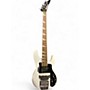 Used Jackson CBXNT DX V White Electric Bass Guitar White