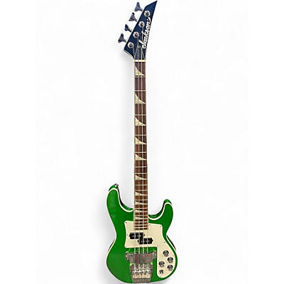 Used Jackson CBXNT Green Electric Bass Guitar