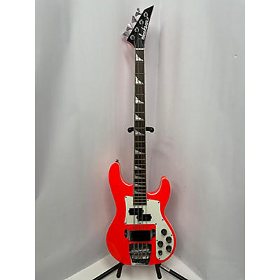 Jackson Used Jackson CBXNT Rocket Red Electric Bass Guitar