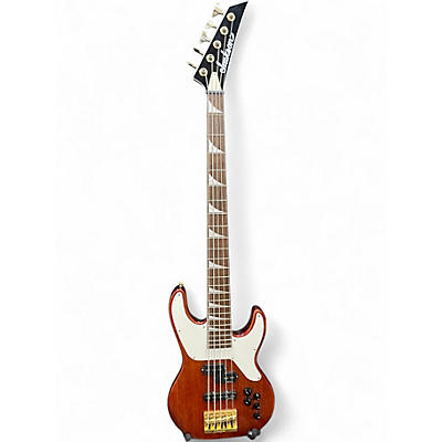 Used Jackson CBXNT V MAH Natural Electric Bass Guitar