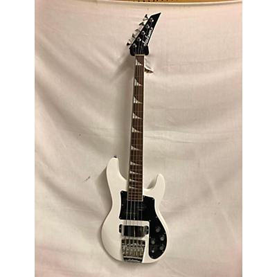 Jackson Used Jackson CBXNT V White Electric Bass Guitar