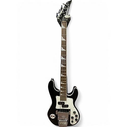 Used Jackson CJBXNT DX4 Black and White Electric Bass Guitar Black and White