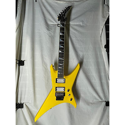 Jackson Used Jackson CUSTOM SHOP WARRIOR JCS WR 2H FR Graffiti Yellow Solid Body Electric Guitar